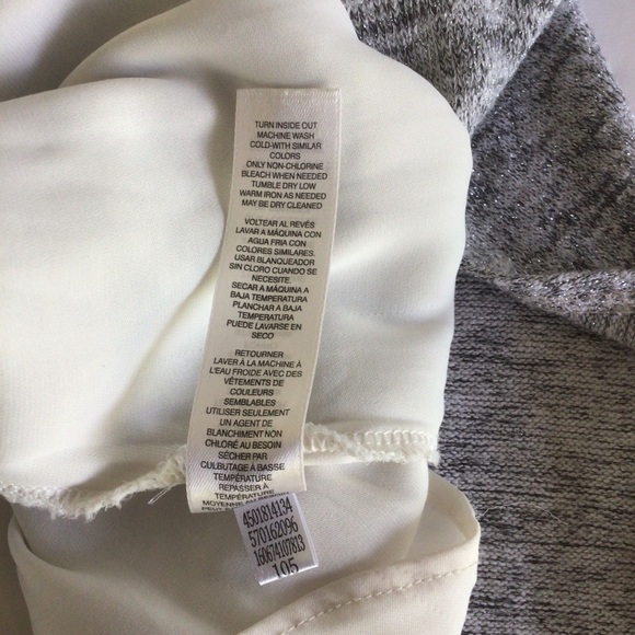 WHITE HOUSE BLACK MARKET LAYERED TOP SMALL - Picture 13 of 16